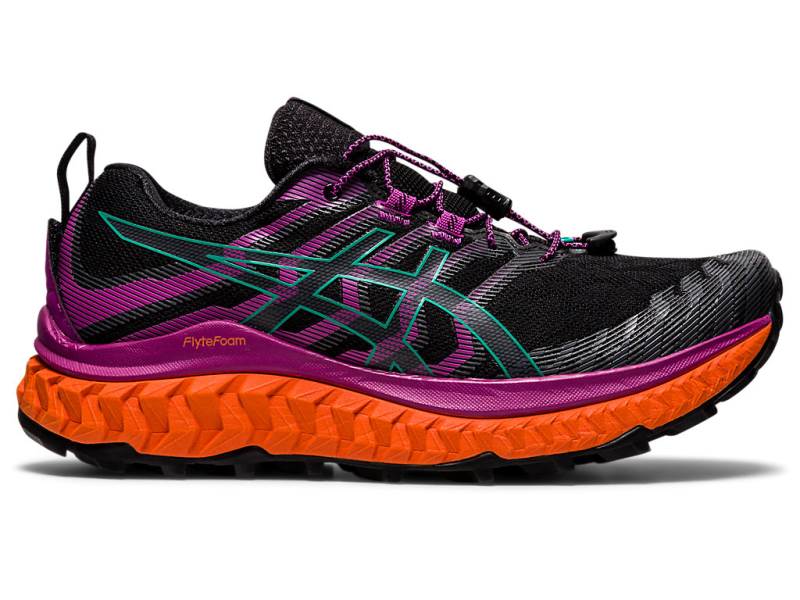 Sapato Para Trilha Asics TRABUCO MAX Mulher Pretas, 1853A705.546